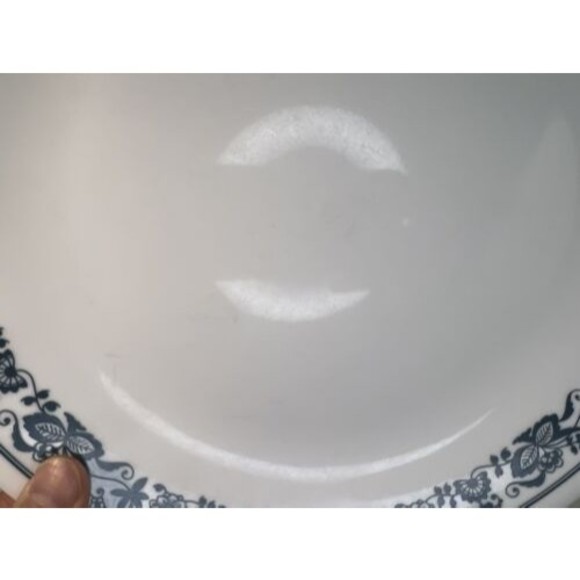 Corelle OLD TOWN BLUE Pattern Dinner Plate 10.25" Set of 4 Corning Ware Vintage - Picture 9 of 9